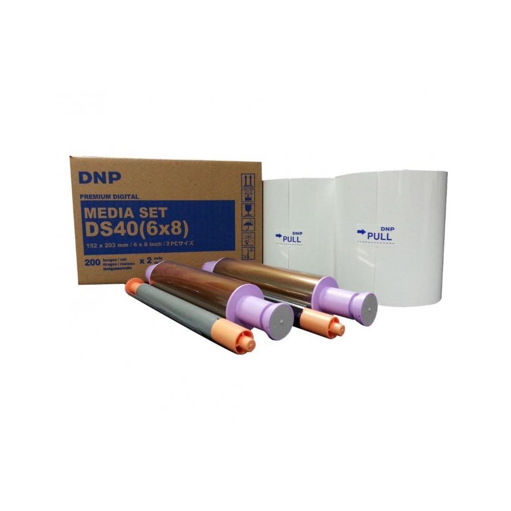 DNP DS-40 15x20cm Kağıt & Ribbon (2x200 Yaprak) Orijinal
